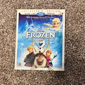 Disney Frozen Collector's Edition Blu-ray with Blue and White Cover